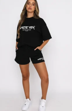 Shorts | White Fox Boutique State Of Art Lounge Shorts black