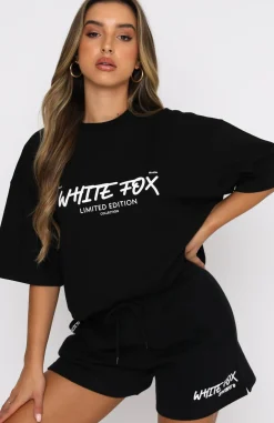 Shorts | White Fox Boutique State Of Art Lounge Shorts black
