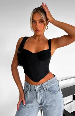 Shirts & Blouses | White Fox Boutique Stay Tonight Bustier black