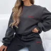 Jackets & Blazers | White Fox Boutique Steal Your Heart Oversized Sweater Charcoal grey