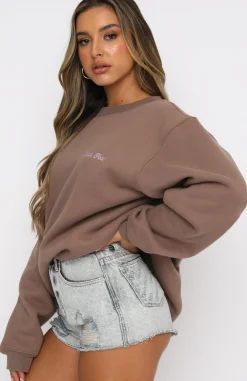 Jackets & Blazers | White Fox Boutique Steal Your Heart Oversized Sweater Mocha brown