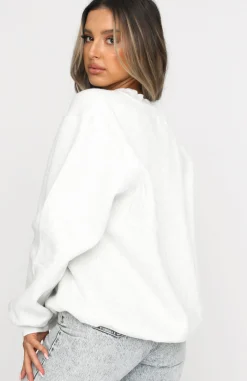Jackets & Blazers | White Fox Boutique Steal Your Heart Oversized Sweater Marle grey