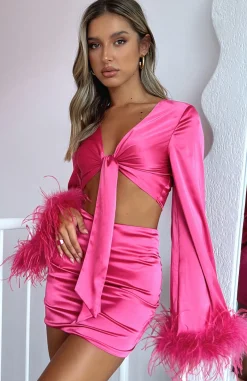 Shirts & Blouses | White Fox Boutique Style Sensation Crop Hot pink