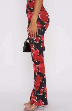 Pants | White Fox Boutique Summer In The City Pants Wildflower black