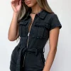 Restocked | White Fox Boutique Summer Of Love Playsuit Acid black