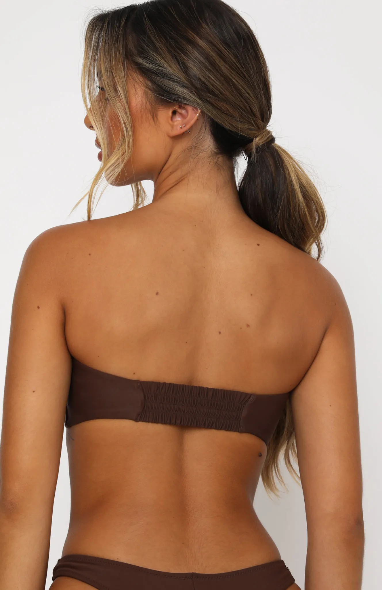 Bikini Tops | White Fox Boutique Summer Sea Bikini Top Chocolate brown