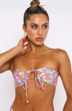 Bikini Tops | White Fox Boutique Summer Sea Bikini Top Indigo Fleur purple