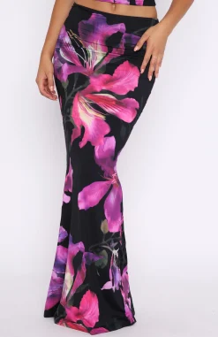 Restocked | White Fox Boutique Sweet Salutations Maxi Skirt Haze purple
