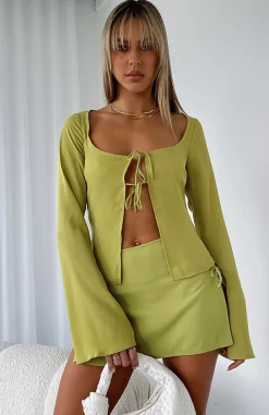 Shirts & Blouses | White Fox Boutique Sweet Secrets Long Sleeve Top Matcha green