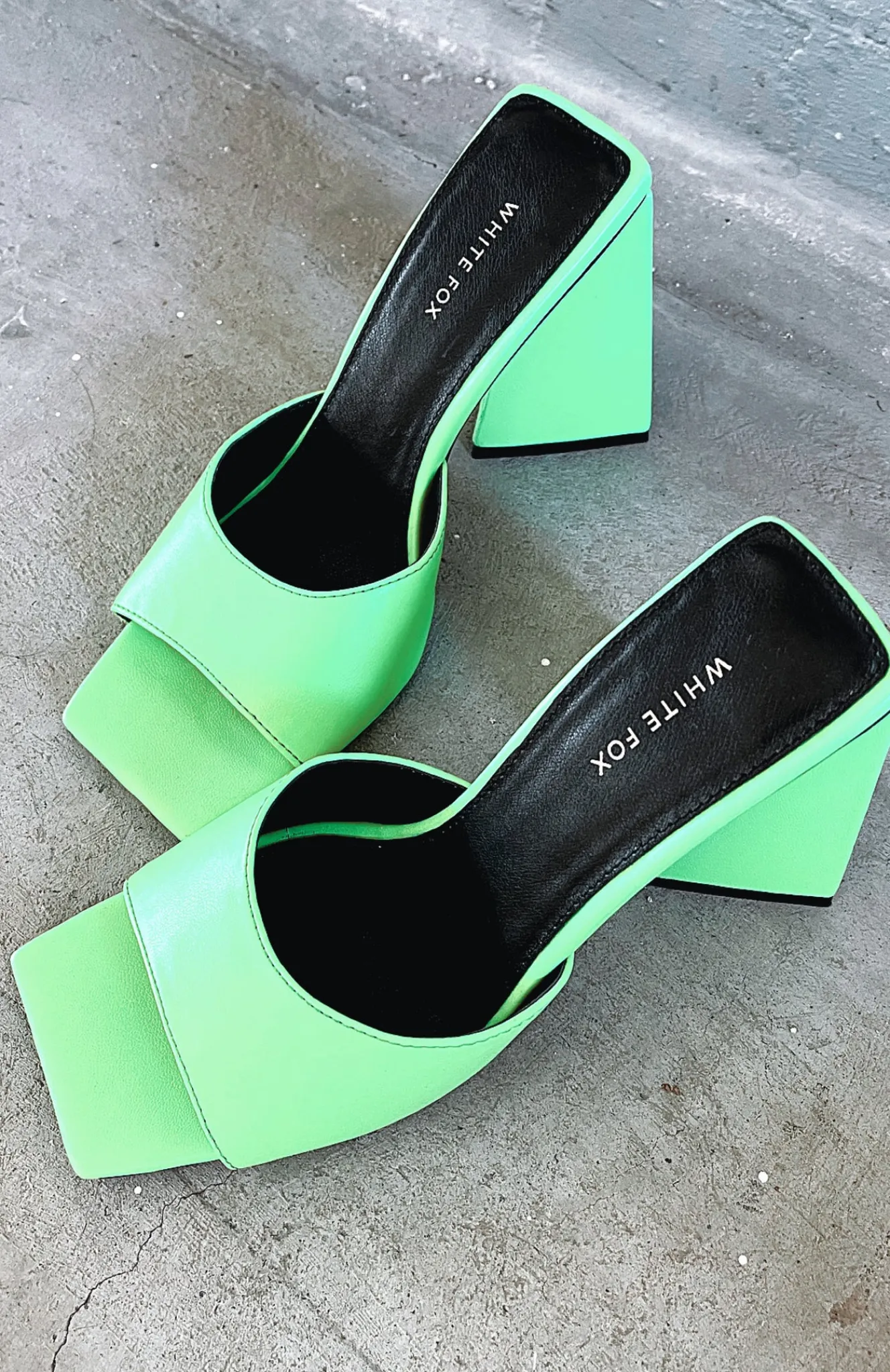 Heels | White Fox Boutique Sweet Talker Mules Neon green