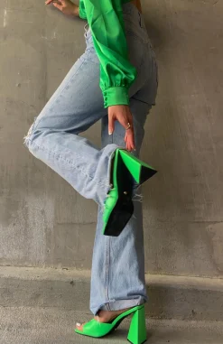 Heels | White Fox Boutique Sweet Talker Mules Neon green
