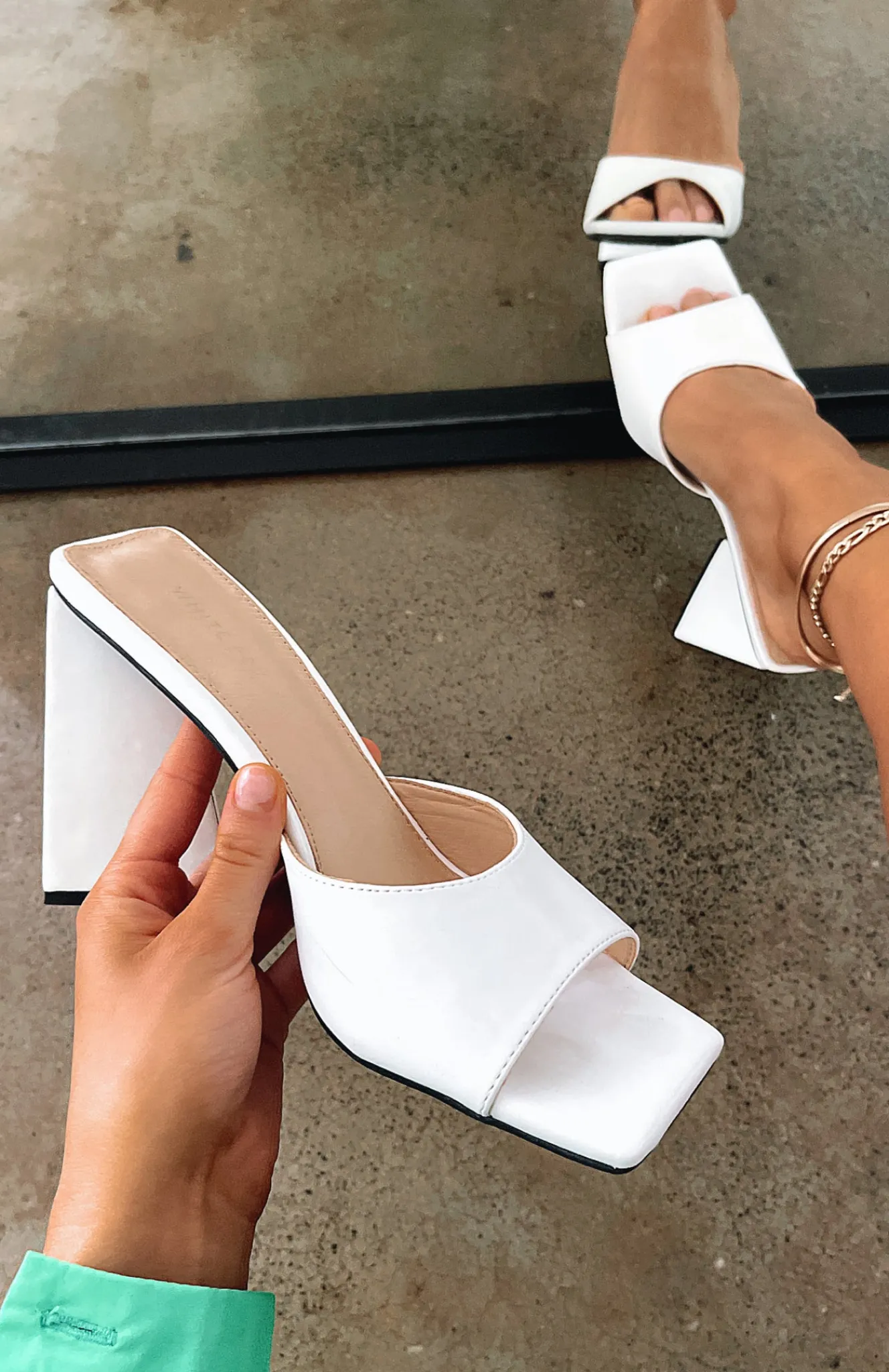 Heels | White Fox Boutique Sweet Talker Mules white