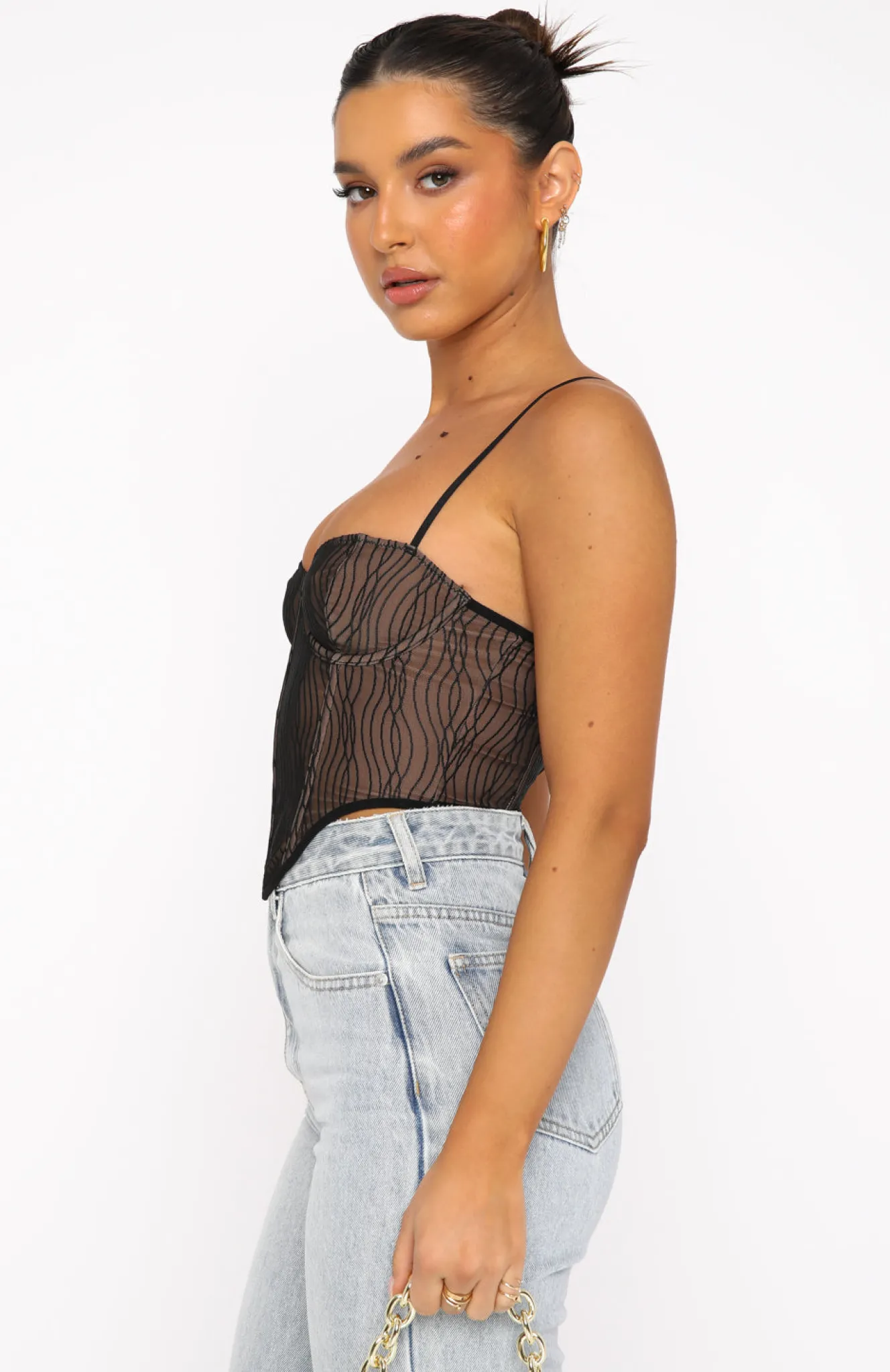 Shirts & Blouses | White Fox Boutique Take A Chance Bustier black