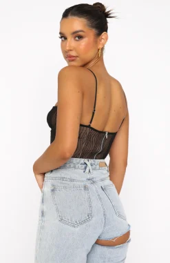 Shirts & Blouses | White Fox Boutique Take A Chance Bustier black