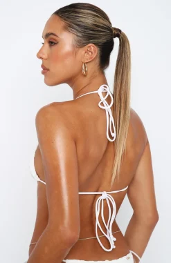 Bikini Tops | White Fox Boutique Take Me To The Ocean Bikini Top Terry white