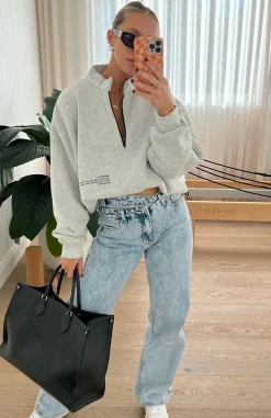 Denim | White Fox Boutique Take My Time Jeans Washed blue