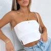 Shirts & Blouses | White Fox Boutique Take That Break Strapless Crop white