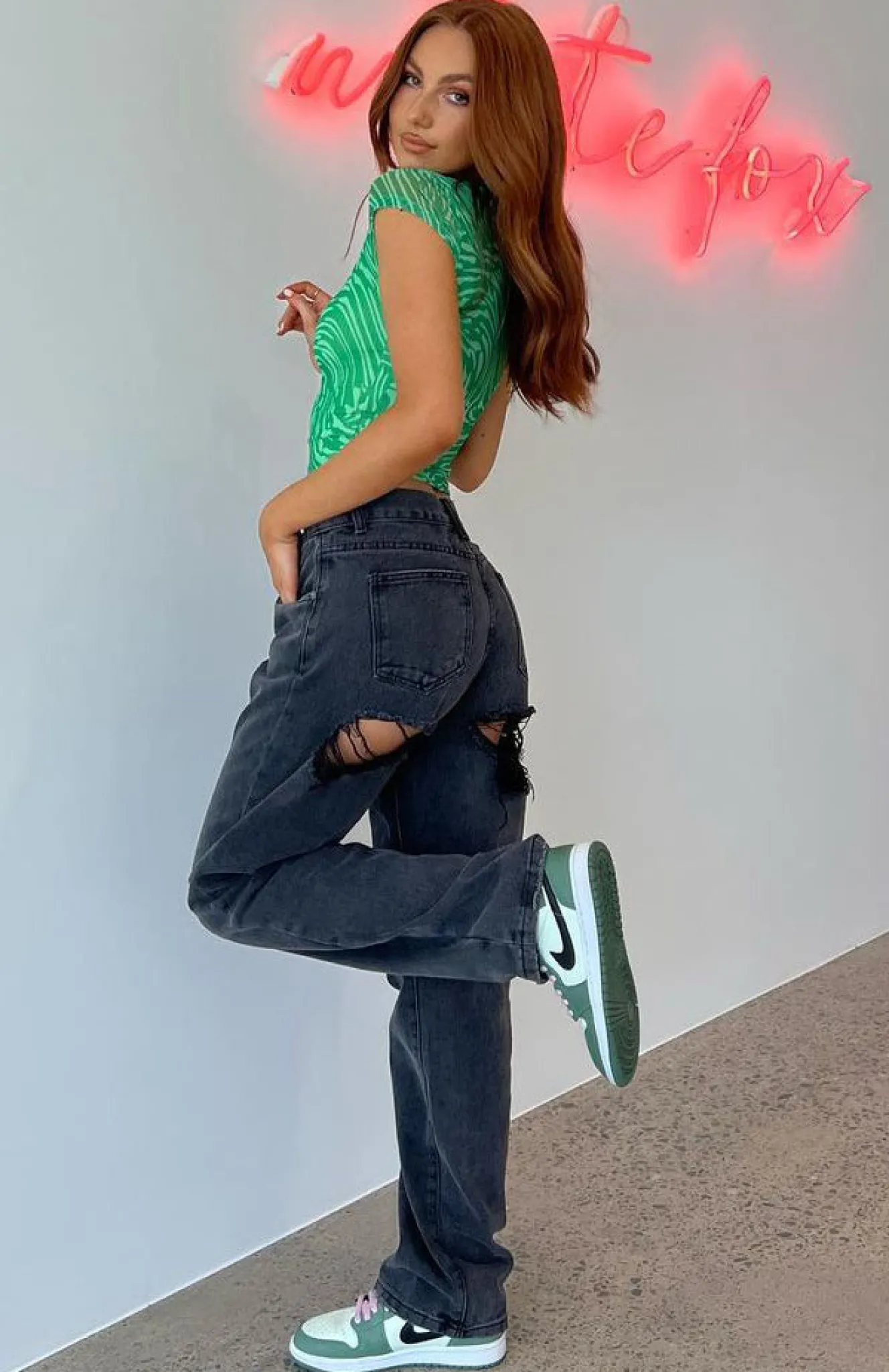 Denim | White Fox Boutique Taking A Trip Denim Jeans Acid black