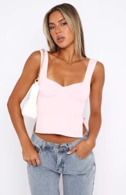 Shirts & Blouses | White Fox Boutique Taking Off Top Baby pink