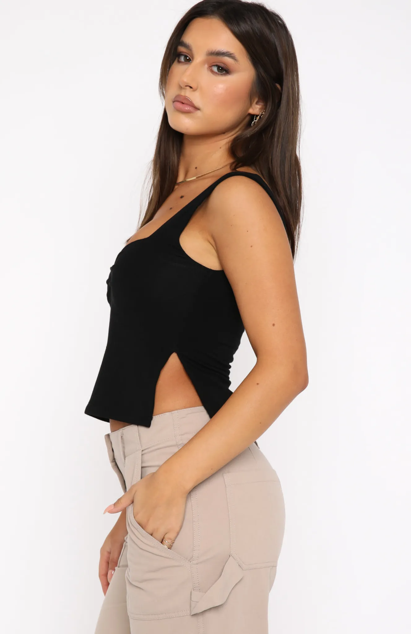 Shirts & Blouses | White Fox Boutique Taking Off Top black