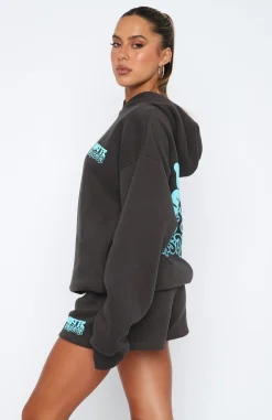 Shorts | White Fox Boutique Taking Over Lounge Shorts Charcoal grey