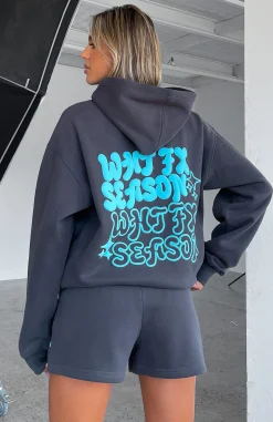 Jackets & Blazers | White Fox Boutique Taking Over Oversized Hoodie Charcoal grey