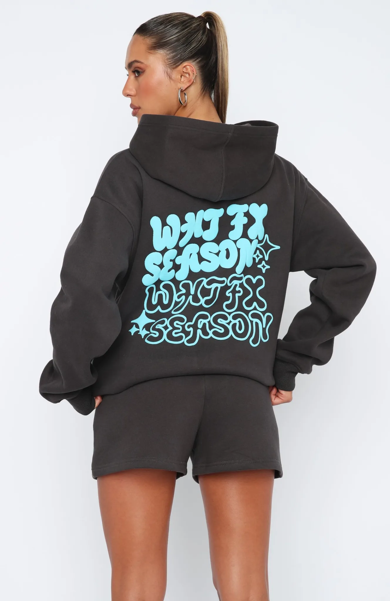 Jackets & Blazers | White Fox Boutique Taking Over Oversized Hoodie Charcoal grey