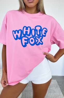 Shirts & Blouses | White Fox Boutique Talk It Over Oversized Tee pink
