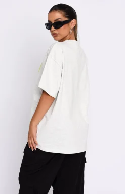 Shirts & Blouses | White Fox Boutique Talk It Over Oversized Tee Marle grey