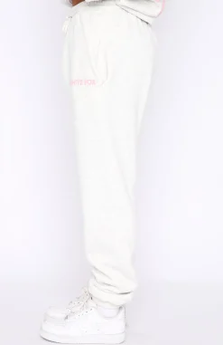 Sweatpants | White Fox Boutique Team Bride Sweatpants Marle grey