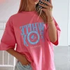 Shirts & Blouses | White Fox Boutique Team Player Oversized Tee pink