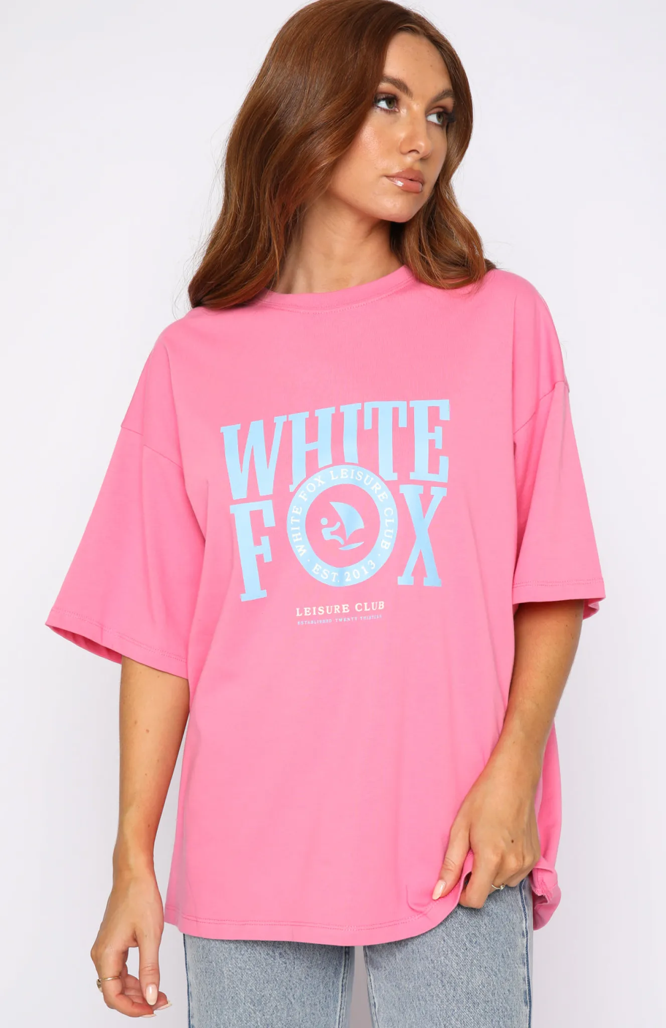 Shirts & Blouses | White Fox Boutique Team Player Oversized Tee pink