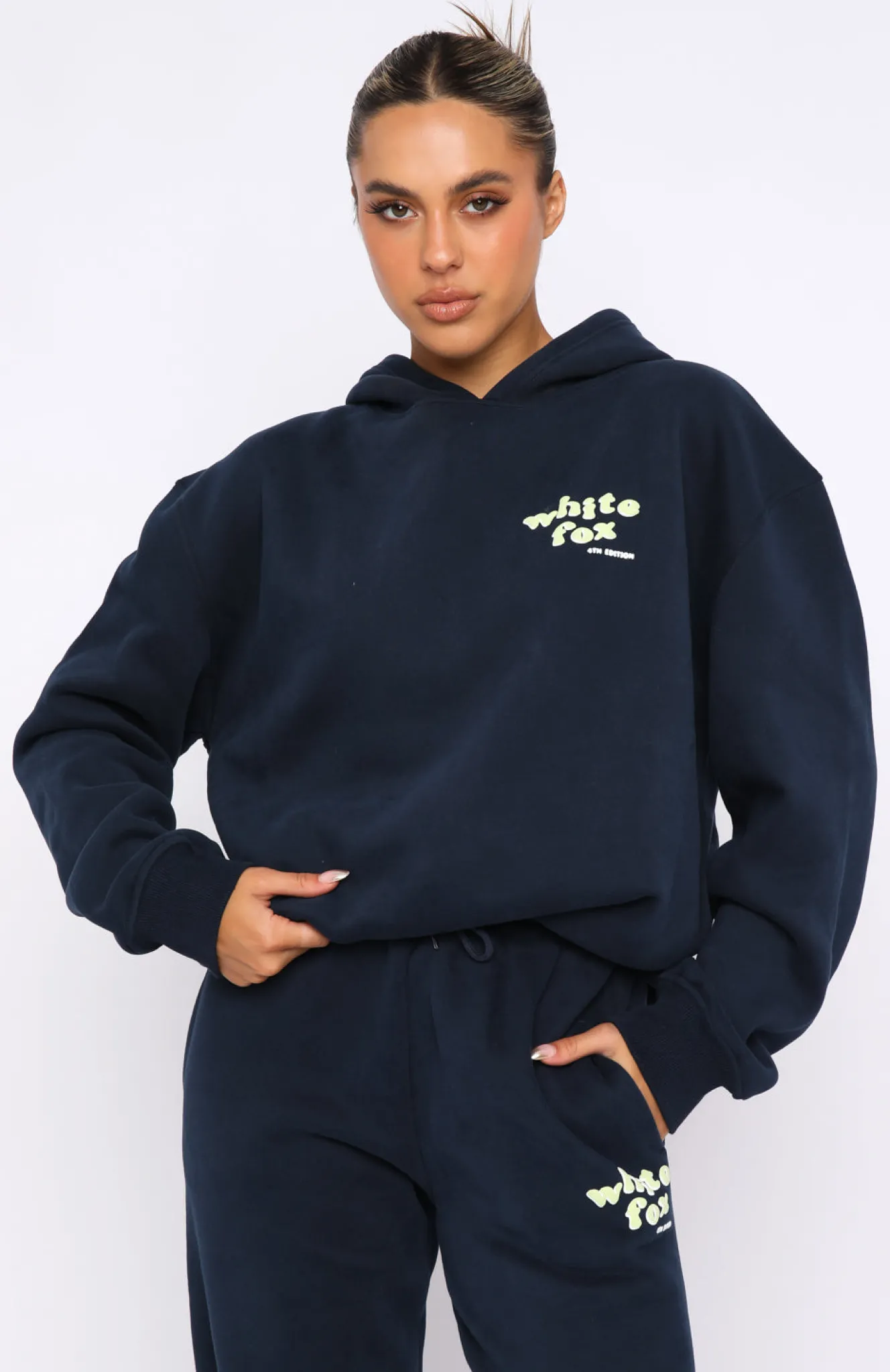 Jackets & Blazers | White Fox Boutique 4th Edition Oversized Hoodie Midnight blue