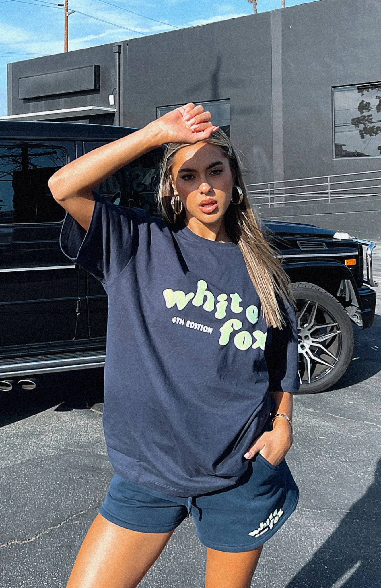 Shirts & Blouses | White Fox Boutique 4th Edition Oversized Tee Midnight blue