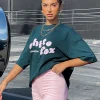 Shirts & Blouses | White Fox Boutique 4th Edition Oversized Tee Clover green