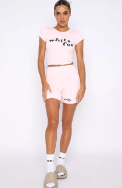 Shirts & Blouses | White Fox Boutique 4th Edition Ribbed Baby Tee Valentine pink