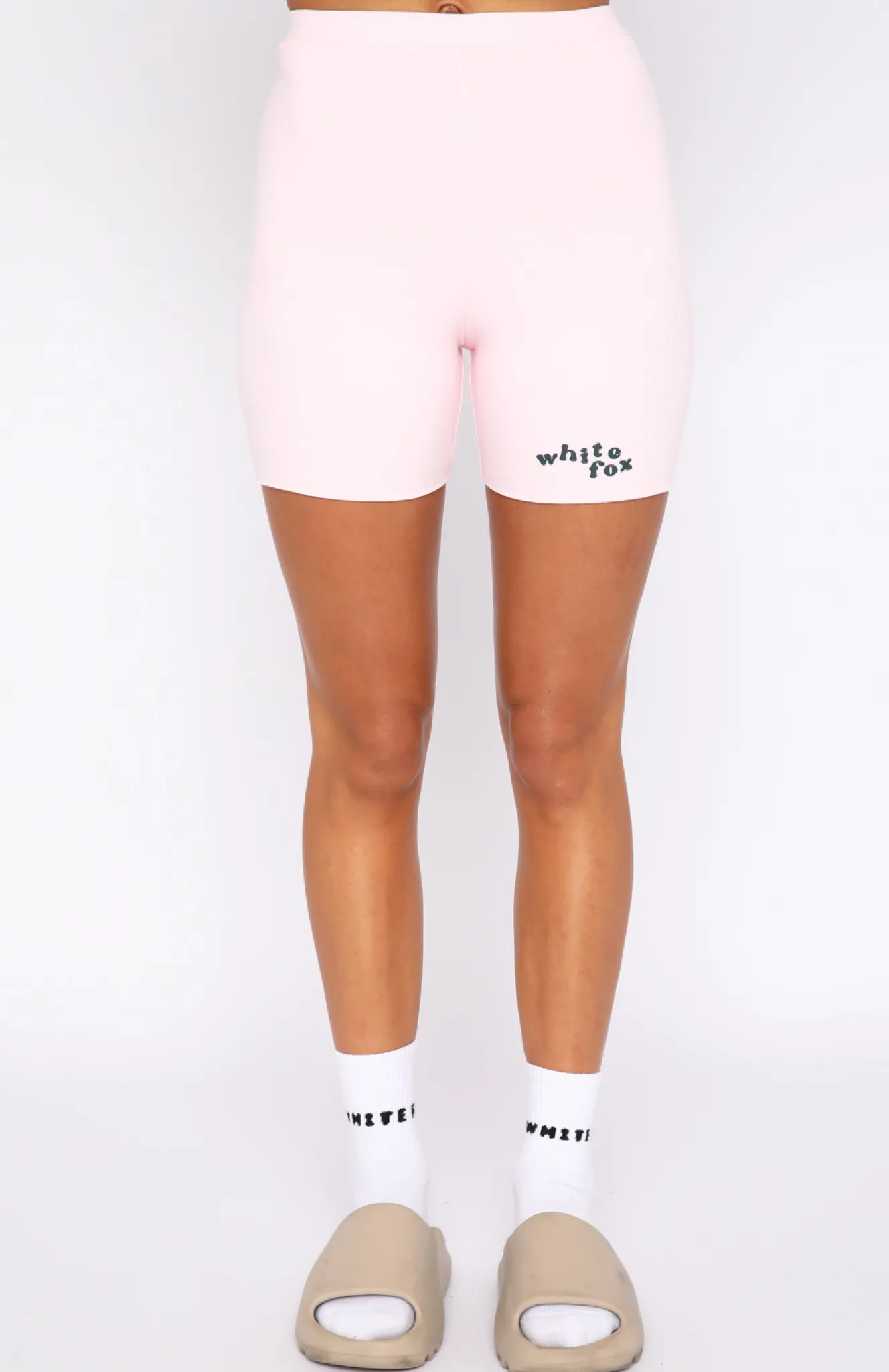 Restocked | White Fox Boutique 4th Edition Ribbed Bike Shorts Valentine pink