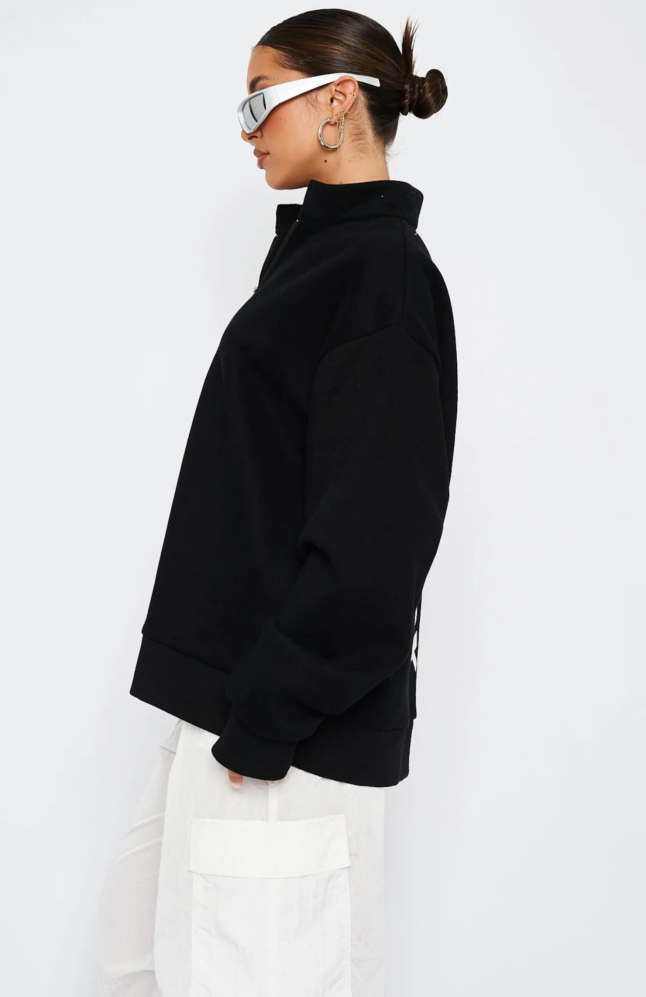 Jackets & Blazers | White Fox Boutique The Elite Zip Front Sweater black