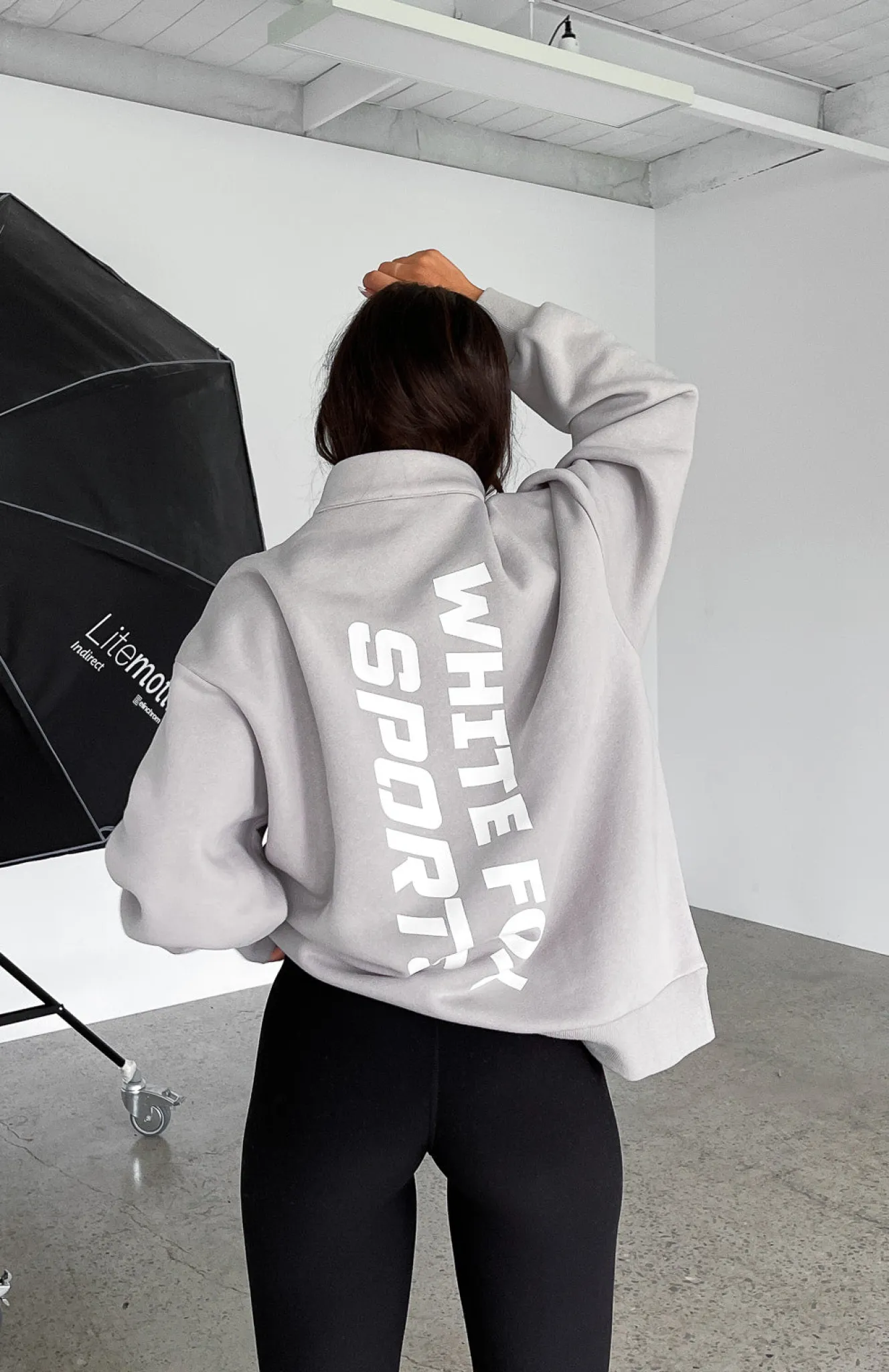 Jackets & Blazers | White Fox Boutique The Elite Zip Front Sweater Lunar grey