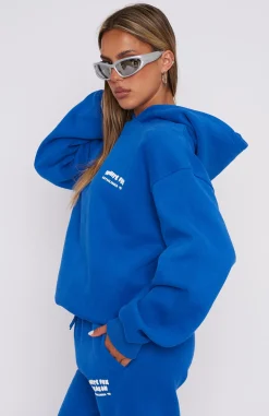 Jackets & Blazers | White Fox Boutique The Main Season Oversized Hoodie Electric blue
