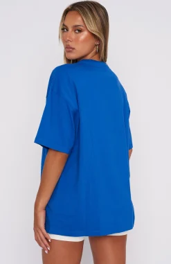 Shirts & Blouses | White Fox Boutique The Main Season Oversized Tee Electric blue