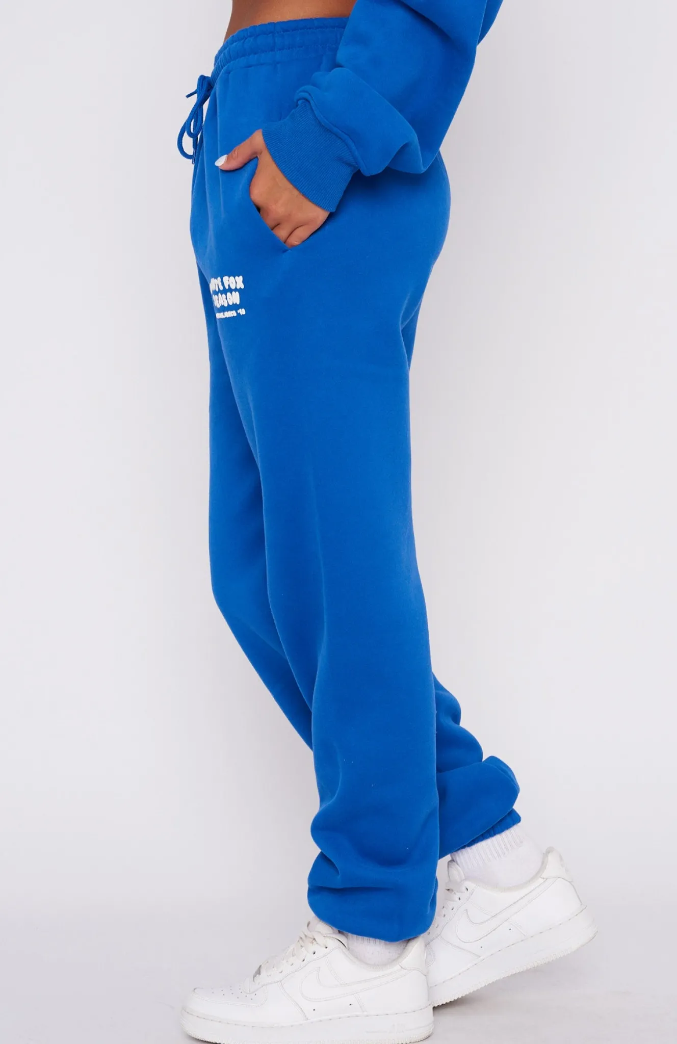 Sweatpants | White Fox Boutique The Main Season Sweatpants Electric blue