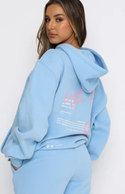 Jackets & Blazers | White Fox Boutique The New Way Hoodie Baby blue