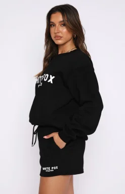 Shorts | White Fox Boutique The Next Level Lounge Shorts black