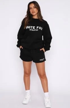 Shorts | White Fox Boutique The Next Level Lounge Shorts black