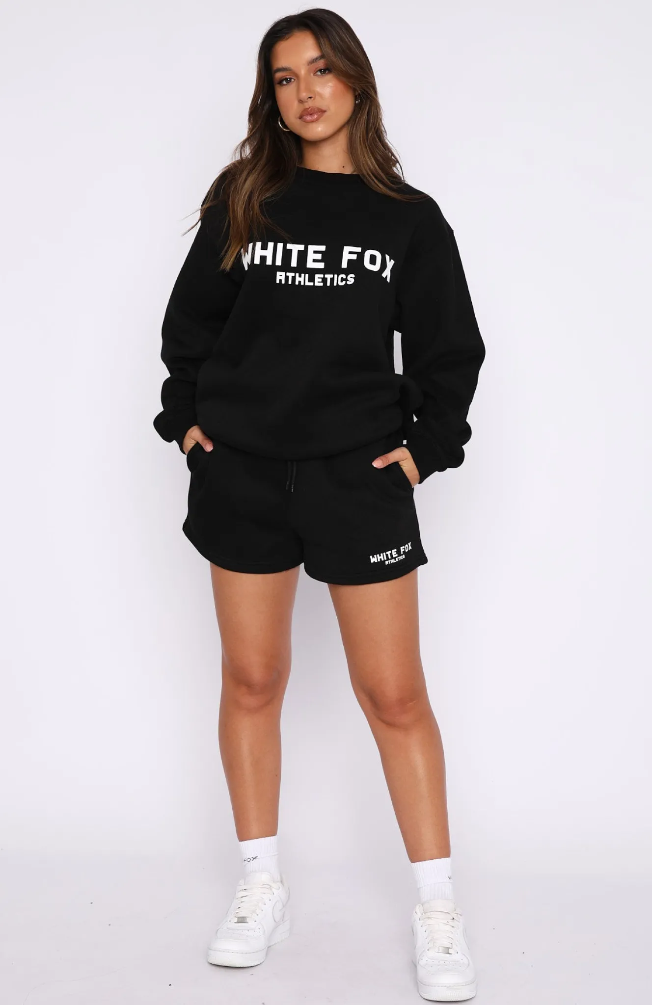 Shorts | White Fox Boutique The Next Level Lounge Shorts black