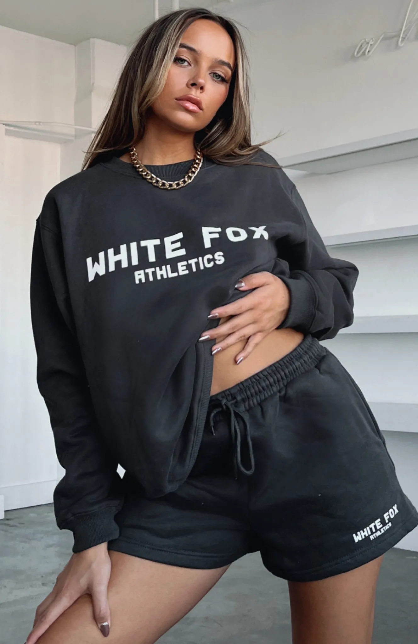 Jackets & Blazers | White Fox Boutique The Next Level Oversized Sweater Charcoal grey