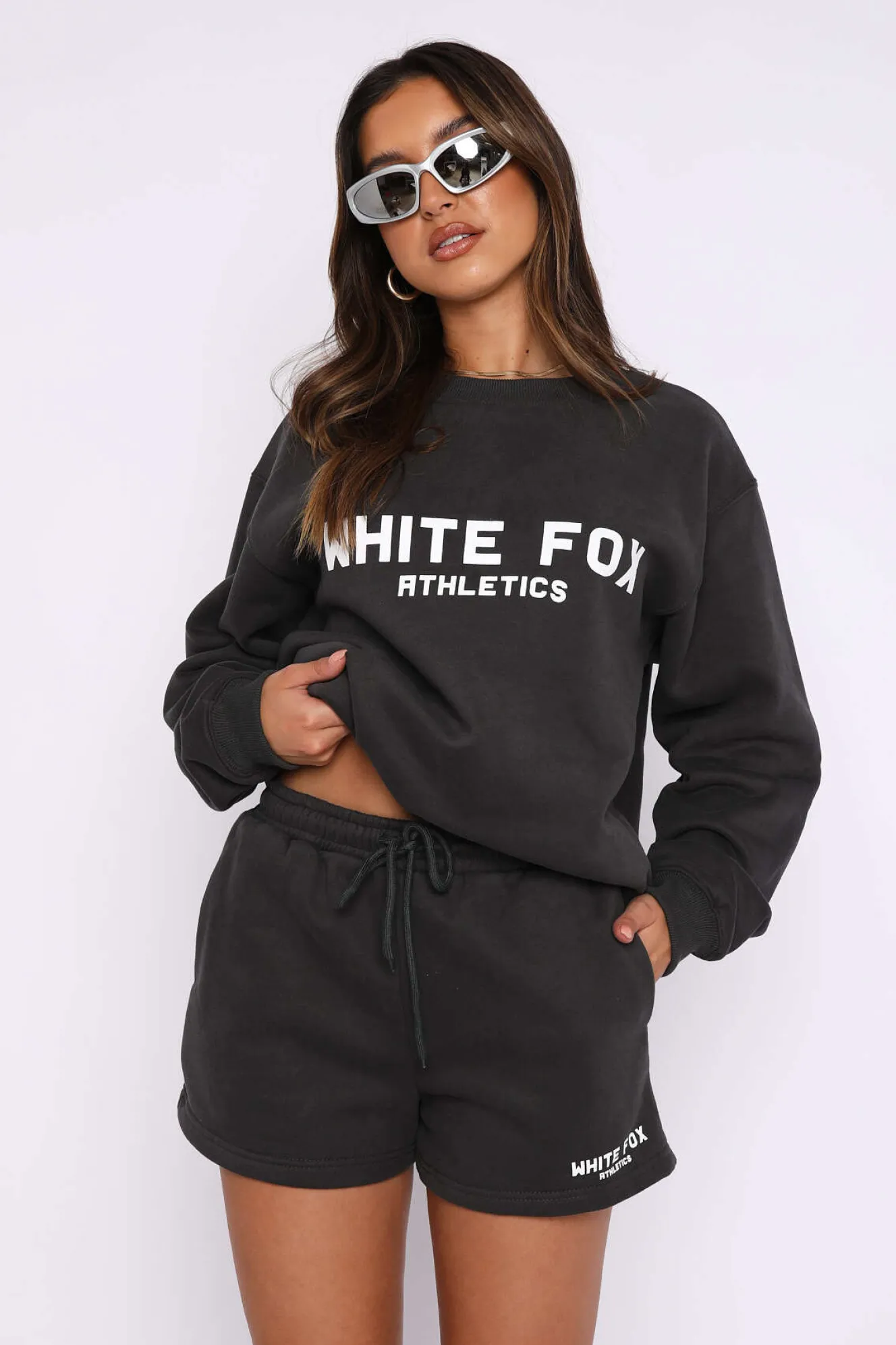 Jackets & Blazers | White Fox Boutique The Next Level Oversized Sweater Charcoal grey
