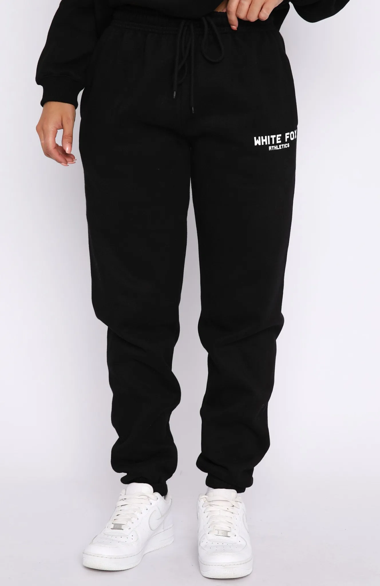 Sweatpants | White Fox Boutique The Next Level Sweatpants black