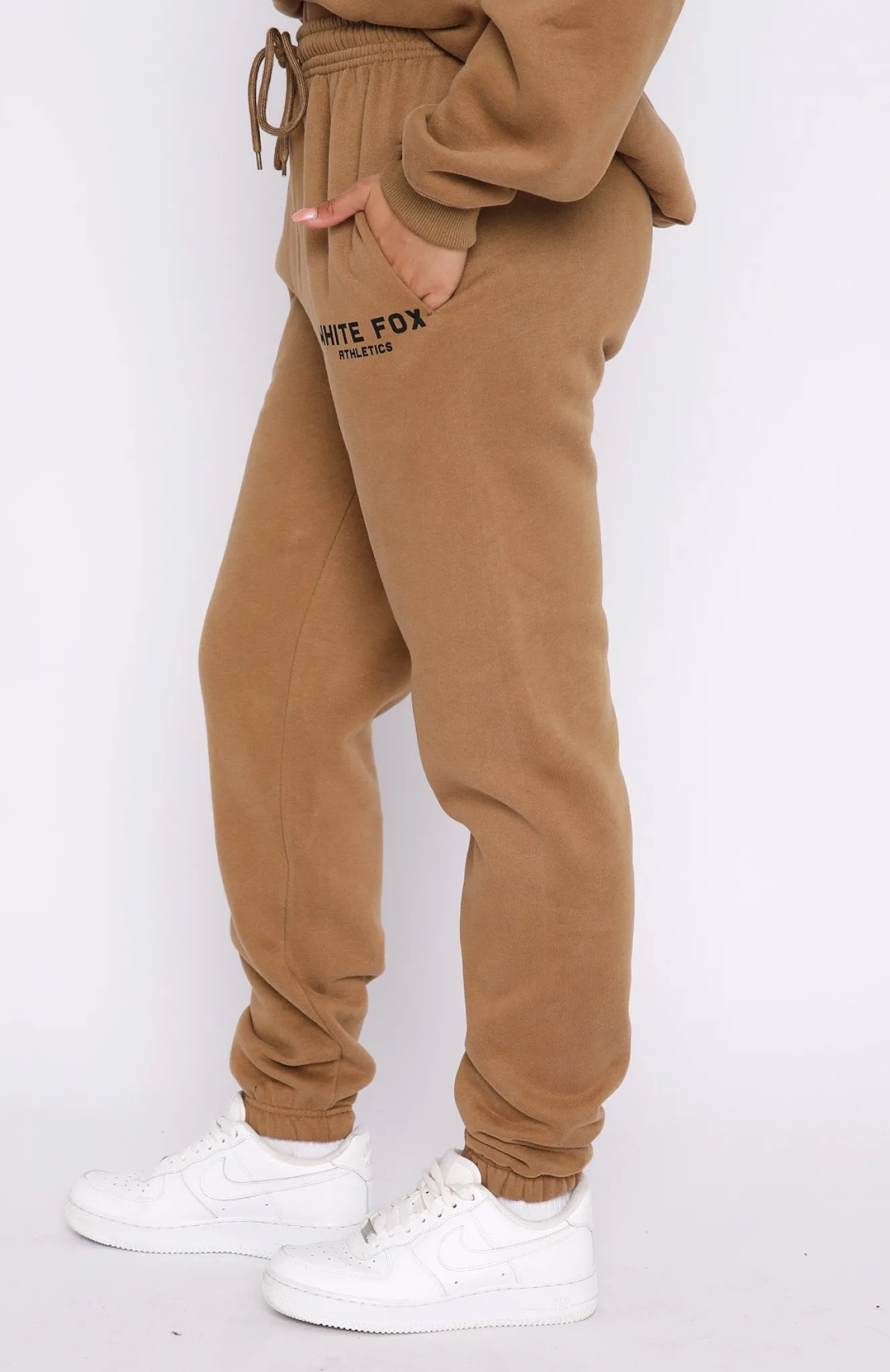 Sweatpants | White Fox Boutique The Next Level Sweatpants Tan brown
